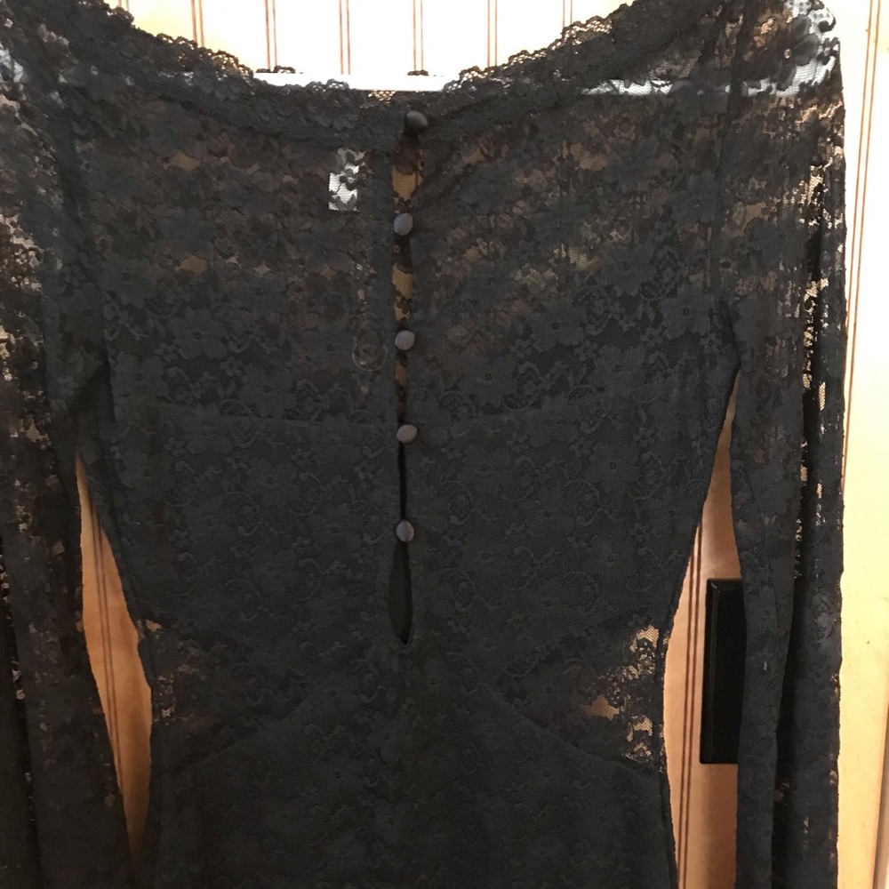 Free People black cocktail dress - Picture 5 of 5